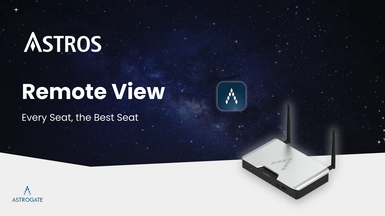 ASTROS Remote View Feature Demo _ Wireless Screen Sharing & BYOD Collaboration 0-1 screenshot