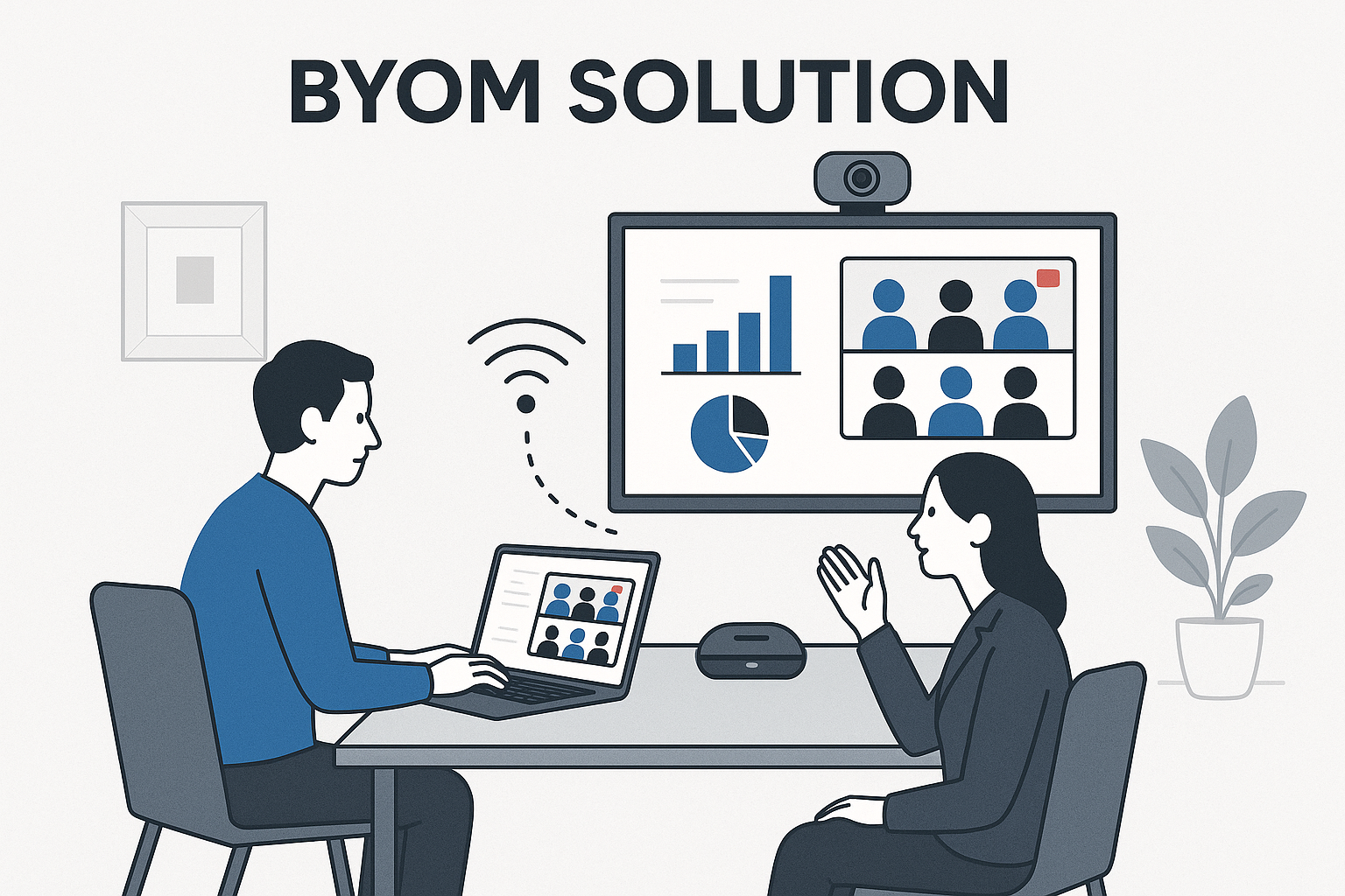 Room-Based Meeting (RBM) vs. Bring Your Own Meeting (BYOM): Which Solution Fits Your Workplace?